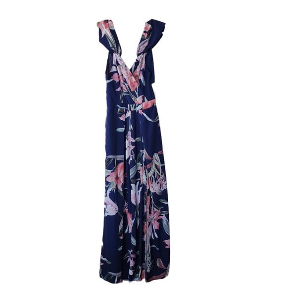 Lorraine Pants - LORRAINE jumpsuit flared legs w long split (palazzo pants) size 8
